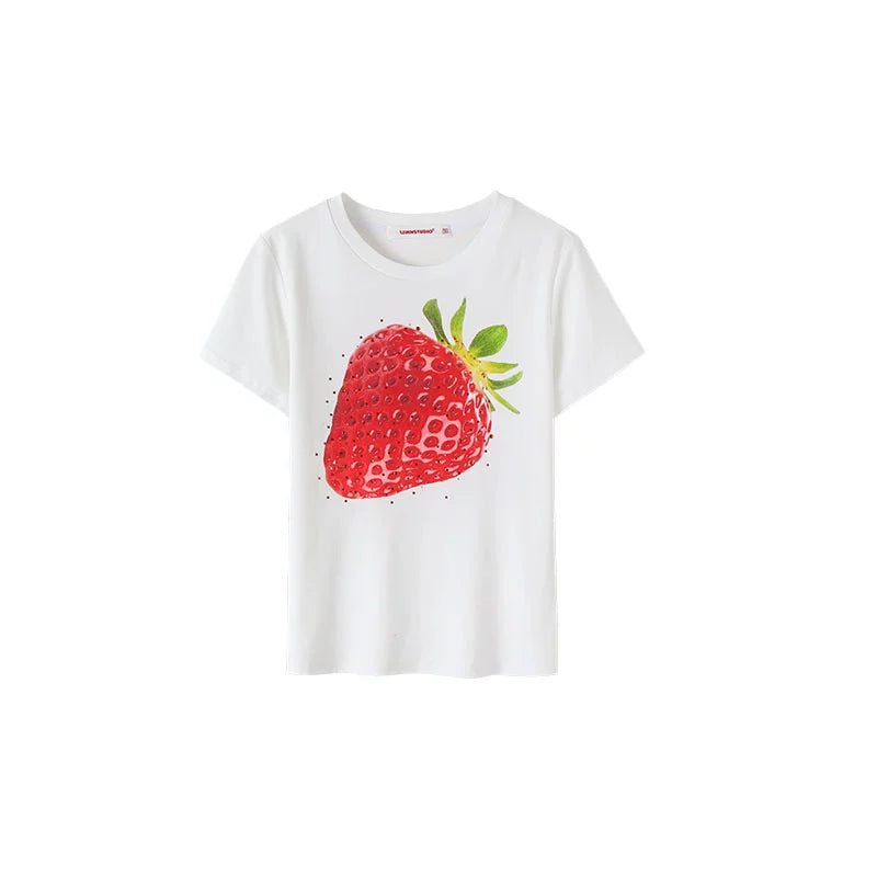 Strawberry printed