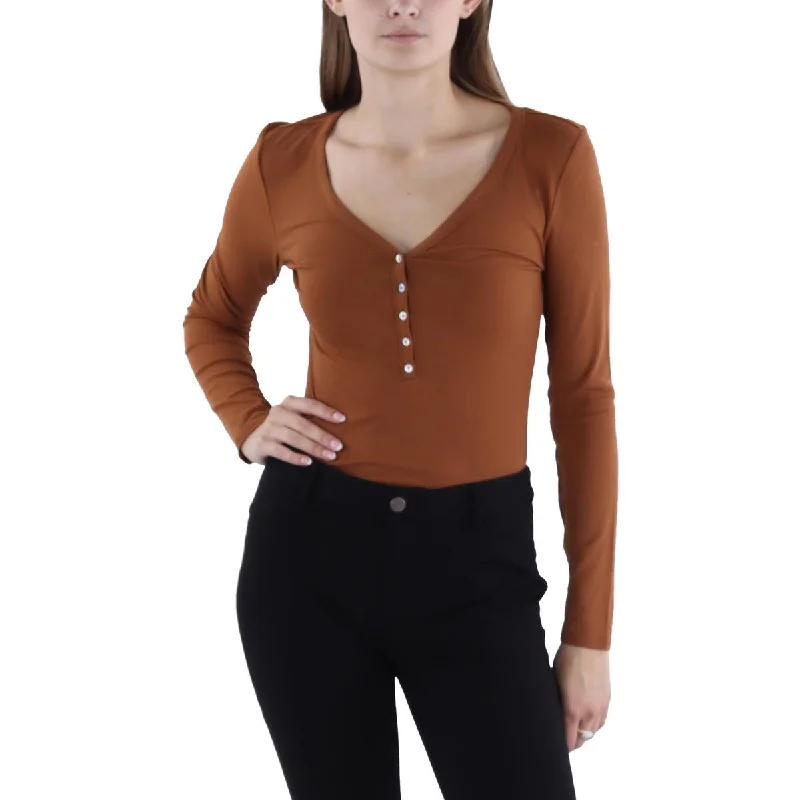 Womens Thong Casual Bodysuit Elegant Bodysuit with Lace Trim