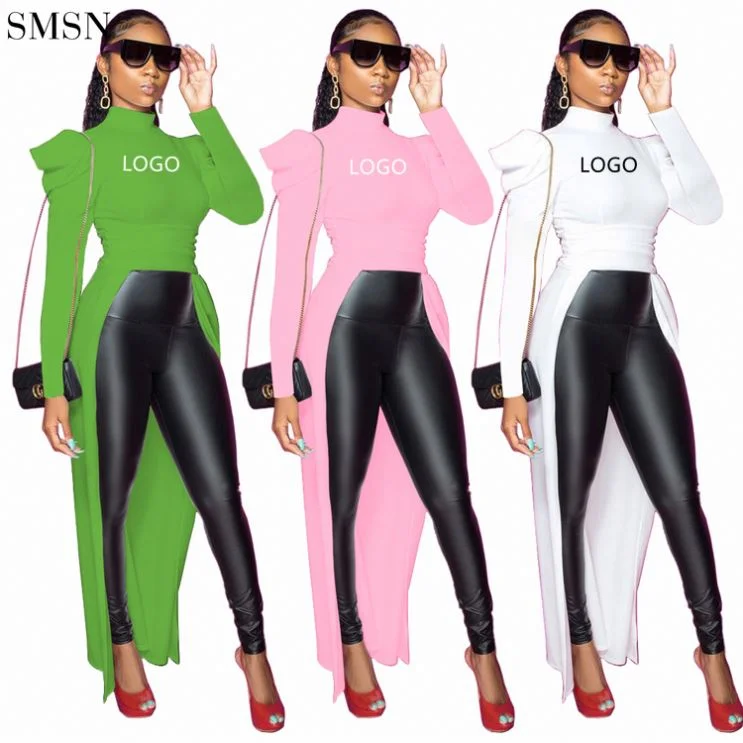 Hot Selling Solid Color Round Neck Pleated Club Style Loose Long Sleeve T Shirt Tops For Women 2021 Thin T-Shirt Open Front Quick Dry Hot Selling Solid Color Round Neck Pleated Club Style Loose Long Sleeve T Shirt Tops For Women 2021 Thin T-Shirt Open Front Quick Dry