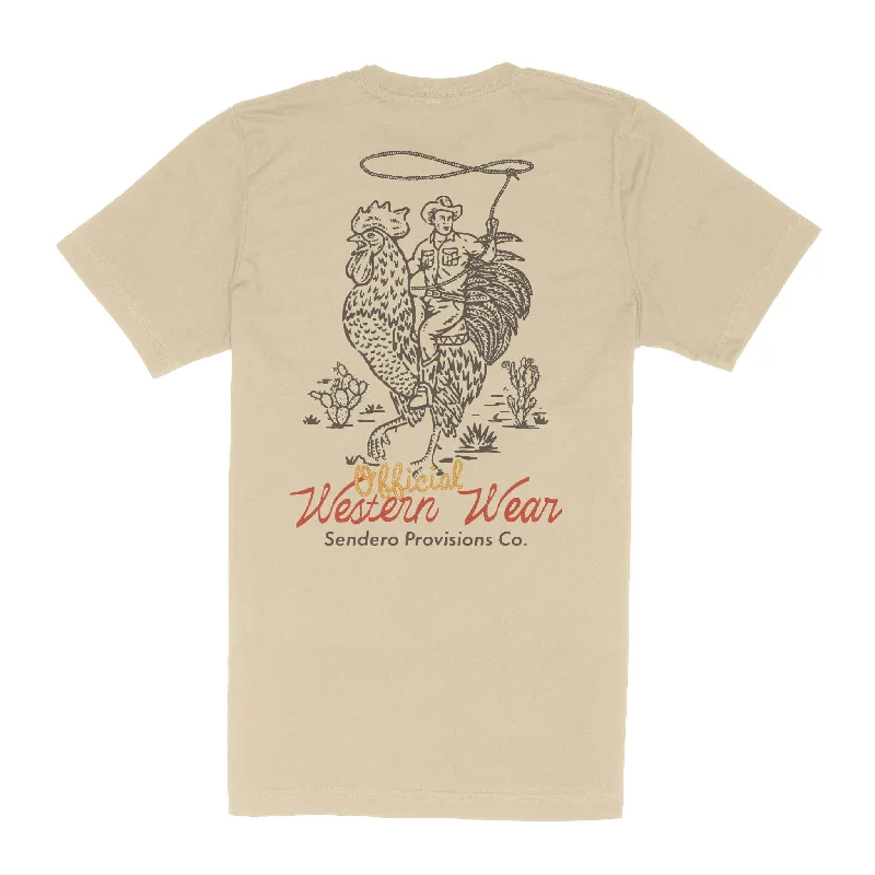 Official Western T-Shirt Layered Multi-layer Single Layer