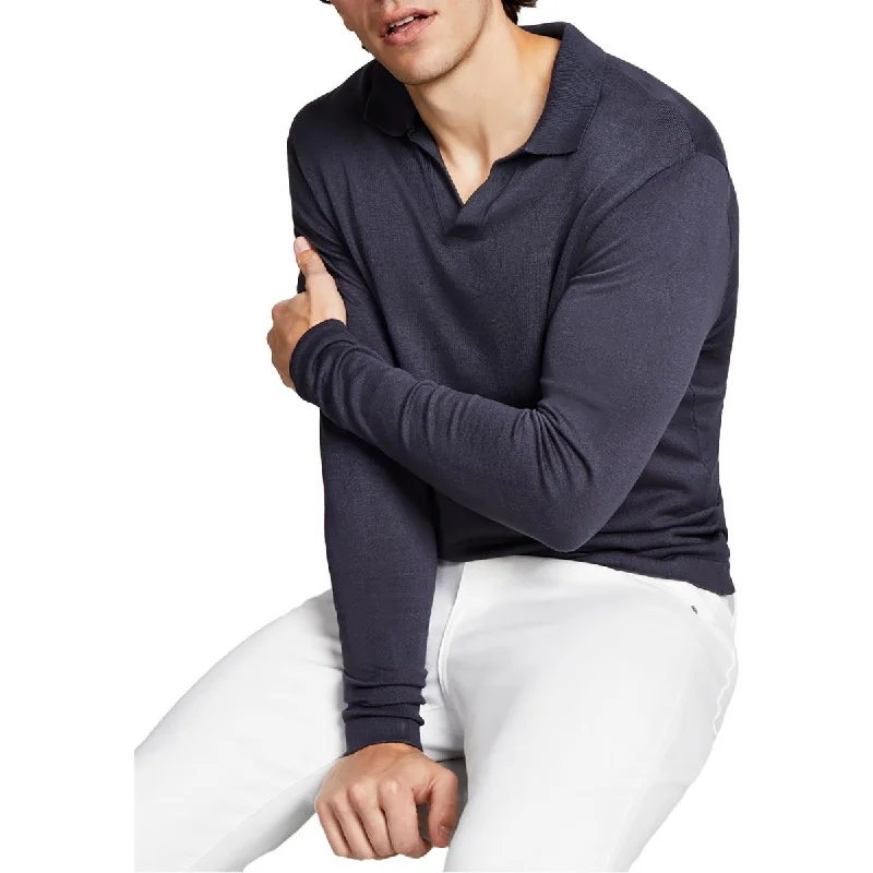 And Now This Mens Split Neck Long Sleeve Henley Shirt V-Neck T-Shirt Long Sleeve Cotton