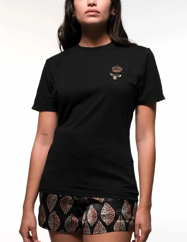 Artemis T-Shirt Embroidered Appliqued Beaded