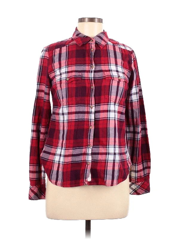 Long Sleeve Button Down Shirt Anti-Shrink Durable Soft