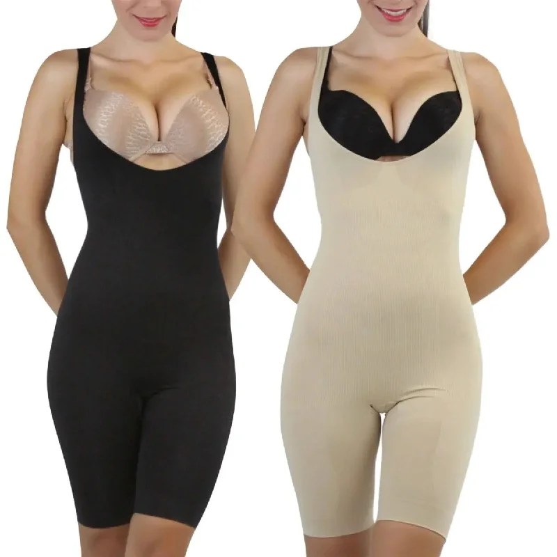360 Curves Shapewear Bodysuit Elegant Bodysuit with Belt