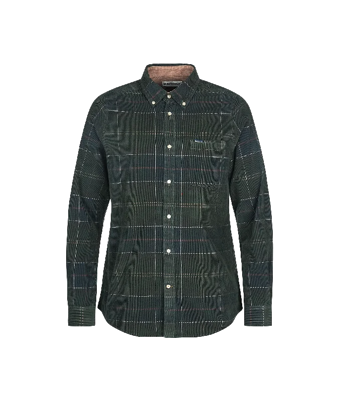 Blair Tailored Fit Shirt Classic Tartan - Multi Rayon Velvet Corduroy