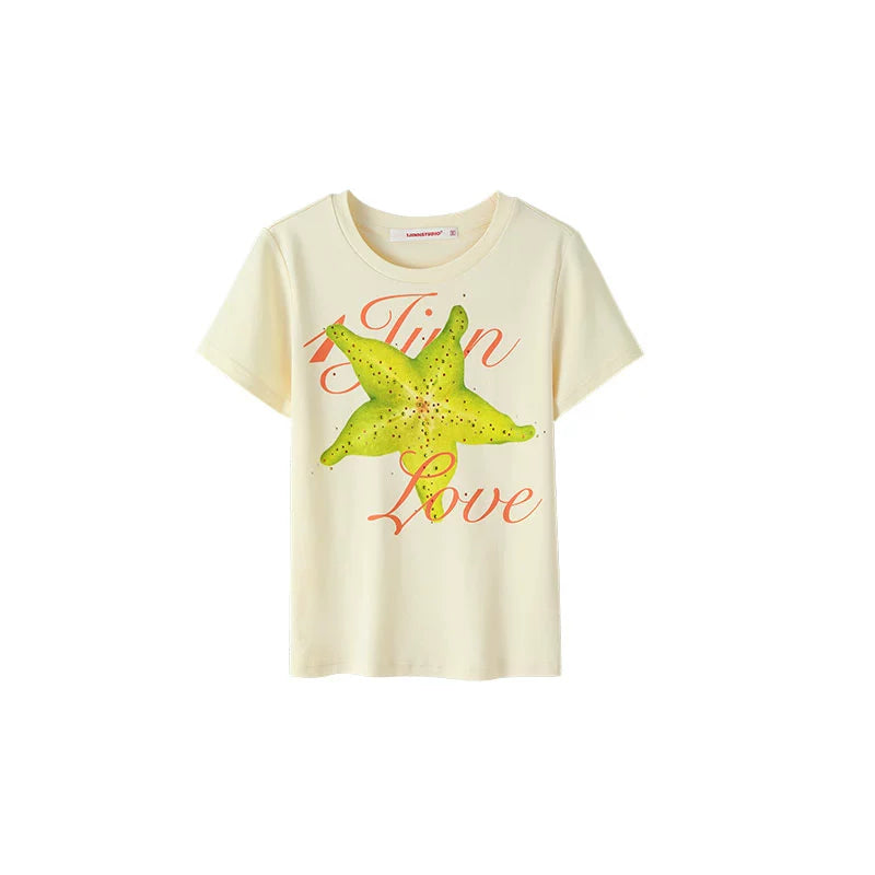 Starfruit printed