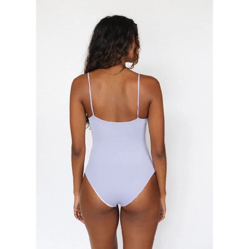 Lavender ribbed