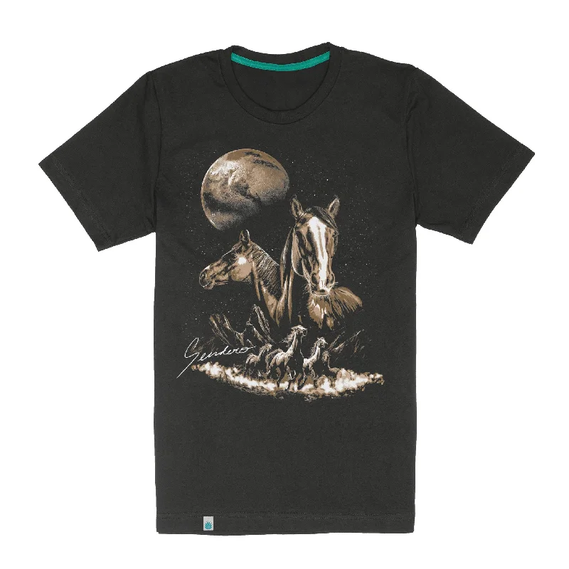 Midnight Riders T-Shirt Anti-Pilling Machine Wash Handmade