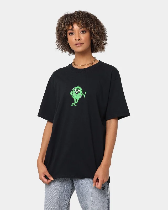 HUF Nug Man T-Shirt Black Welt Pockets Slit Pockets Flap Pockets