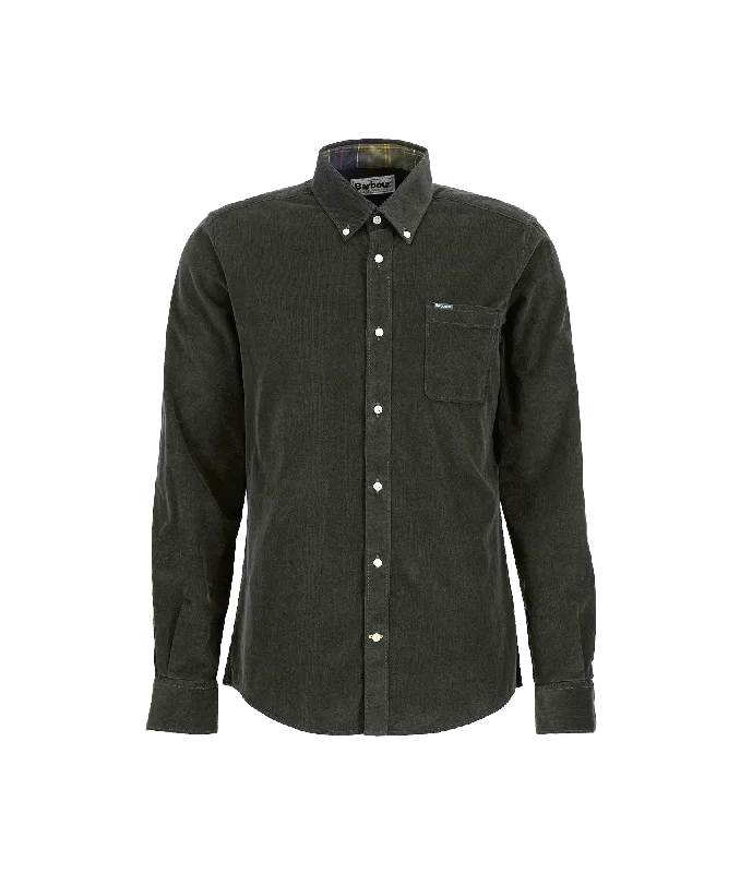 Ramsey Tailored Fit Shirt - Green Anti-Shrink Durable Soft