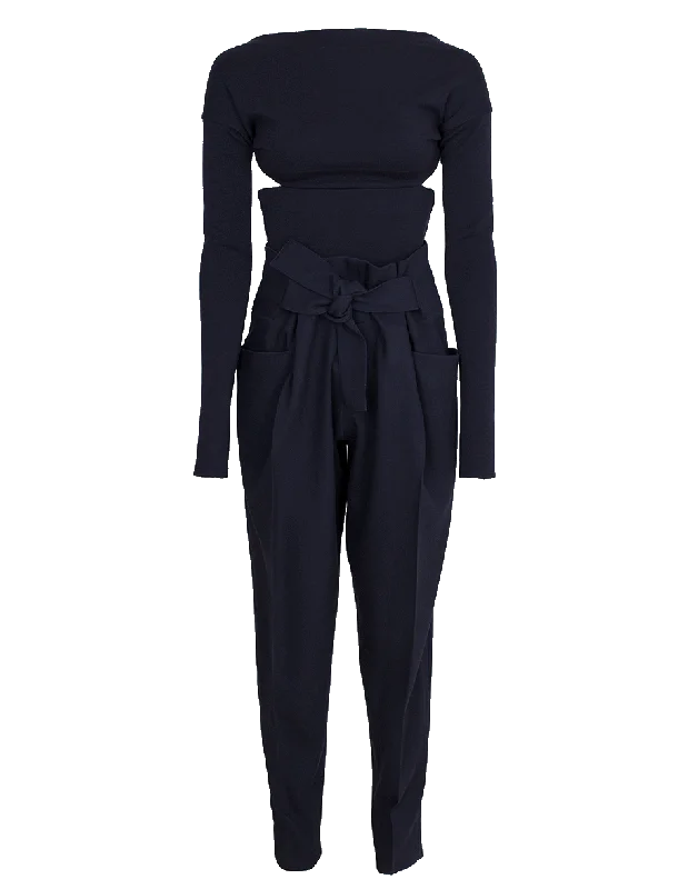 Backless Bodysuit With Trouser Comfortable Bodysuit for Sleep