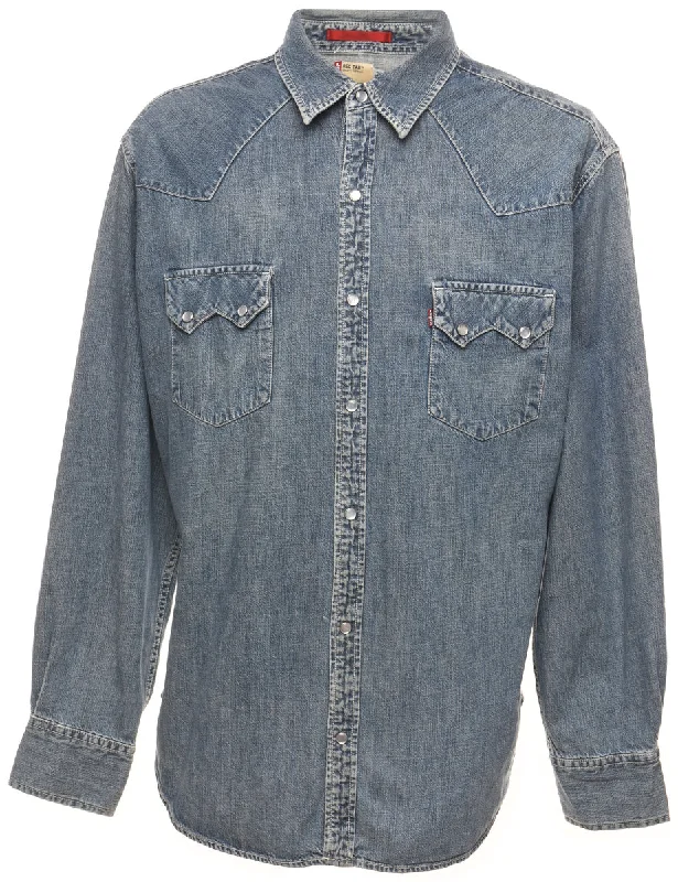 Levi's Denim Shirt - XL Iron Safe Non-Iron Wrinkle Free