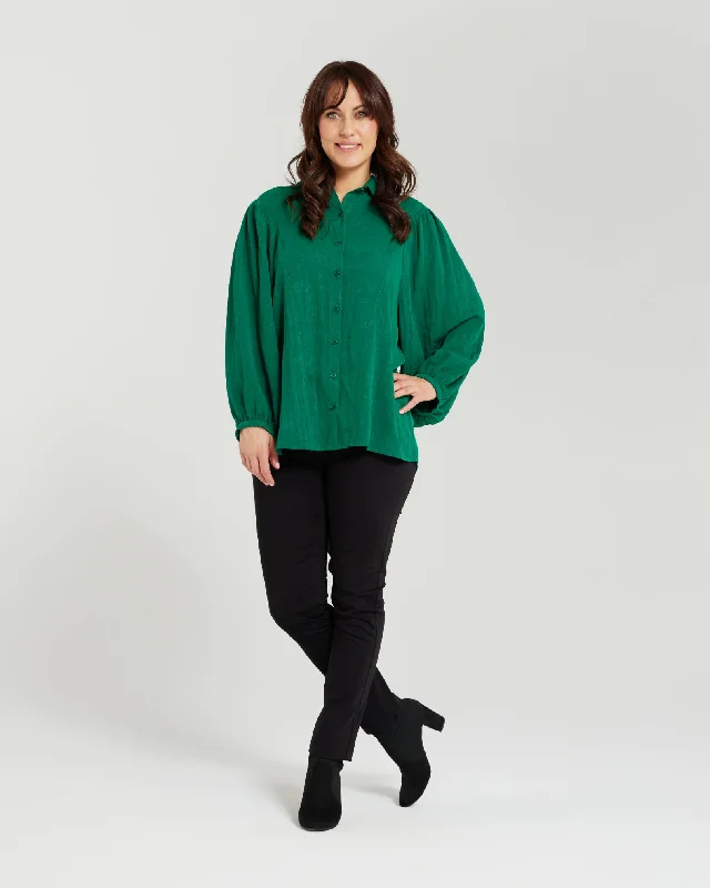Kaia Shirt Spandex Blend Rayon Blend Denim Blend