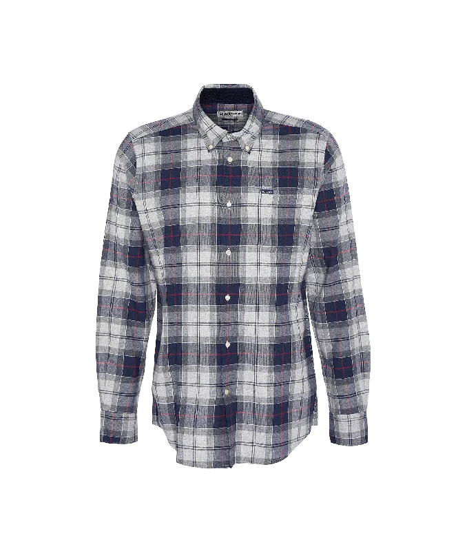 Fortrose Tailored Fit Shirt Blue Granite - Multi Seamless Knitted Crochet