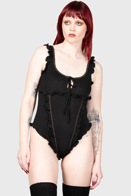 Moon's Madness Bodysuit Trendy Transparent Bodysuit