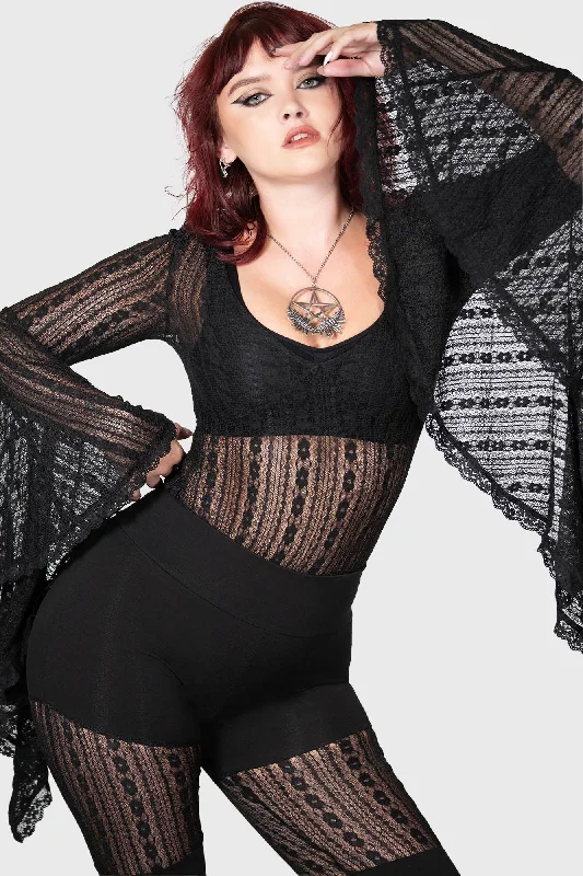 Lorelena Bodysuit [B] Comfortable Full-Sleeve Bodysuit