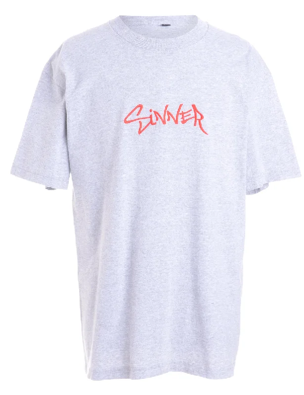 Label Sinner T-Shirt Cozy Warm Stylish