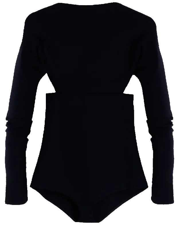 Backless Bodysuit Cozy Cotton Bodysuit