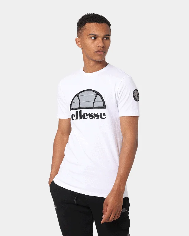 Ellesse Vetos T-Shirt White Spandex Blend Rayon Blend Denim Blend