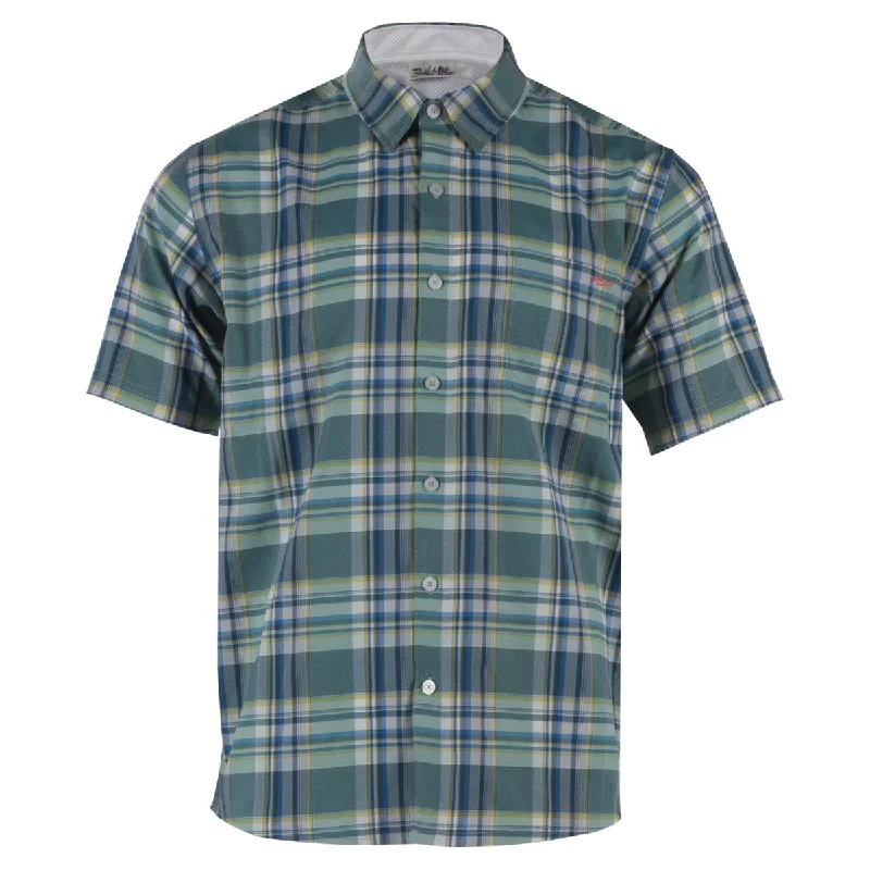 Salt Life Mens Plaid Woven Button-Down Shirt Chenille Blend Fleece Blend Nylon Blend Salt Life Mens Plaid Woven Button-Down Shirt Chenille Blend Fleece Blend Nylon Blend