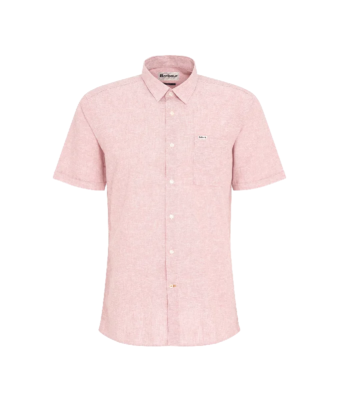 Nelson S/S Summer Shirt - Pink Layered Multi-layer Single Layer