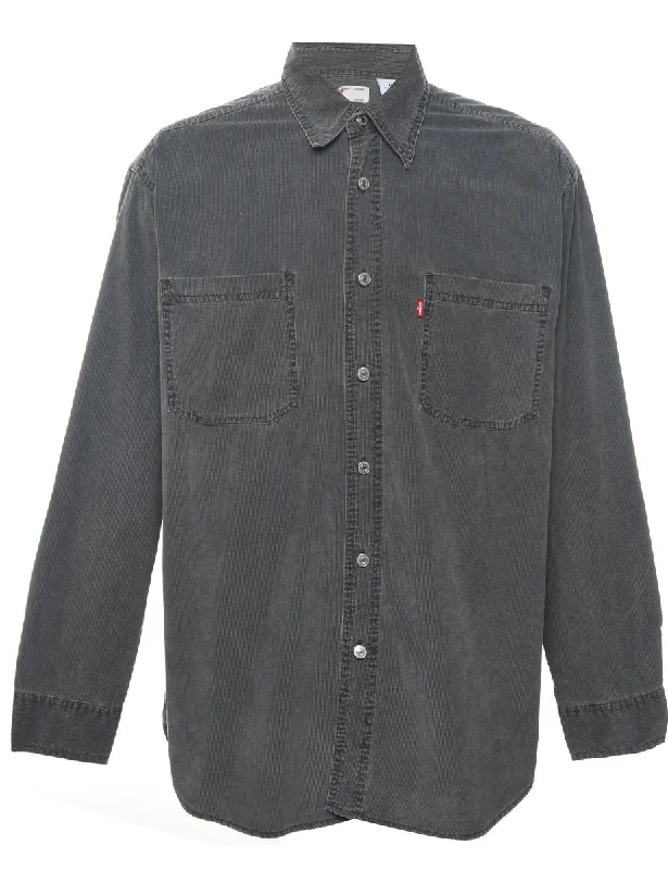 Levi's Corduroy Shirt - M Elasticated Padded Insulated