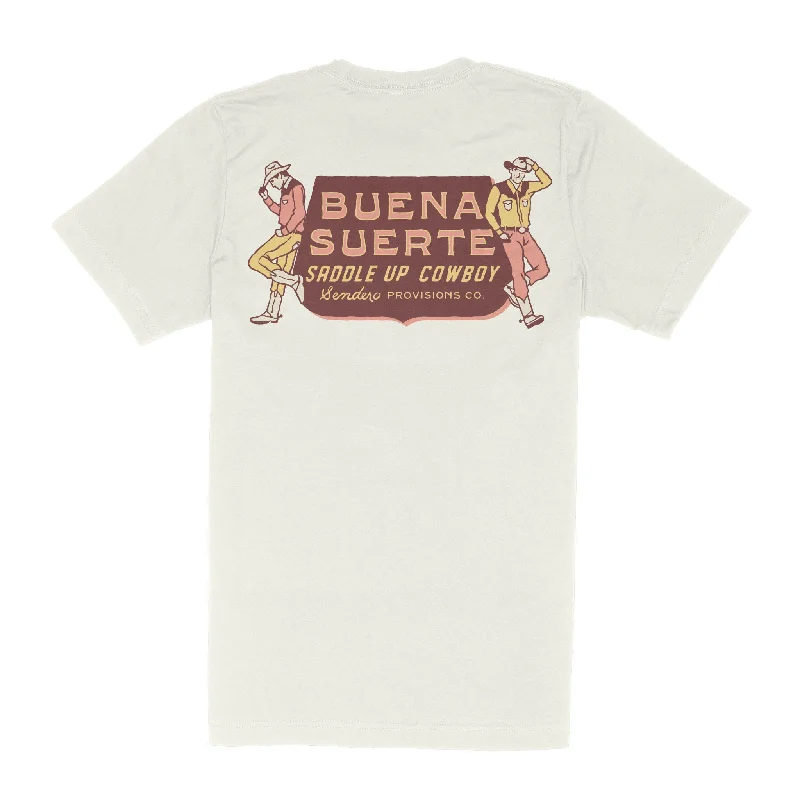 Buena Suerte T-Shirt Collared Crew Neck Turtle Neck