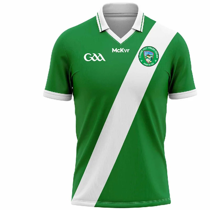 Mc Keever Moycullen GAA Home Jersey - Adult - Green Hemp Jersey Tee