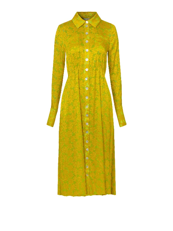 Bumble Dress - Golden Burnout Tunics Versatile stylish