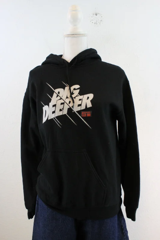 Vintage Dig Deeper Hoodie (S) Hoodie Sweatshirt Pullover