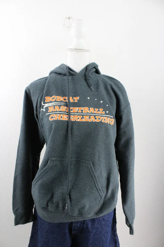 Vintage Bobcat Hoodie (S) Hoodie with Back Slit Movement Comfort