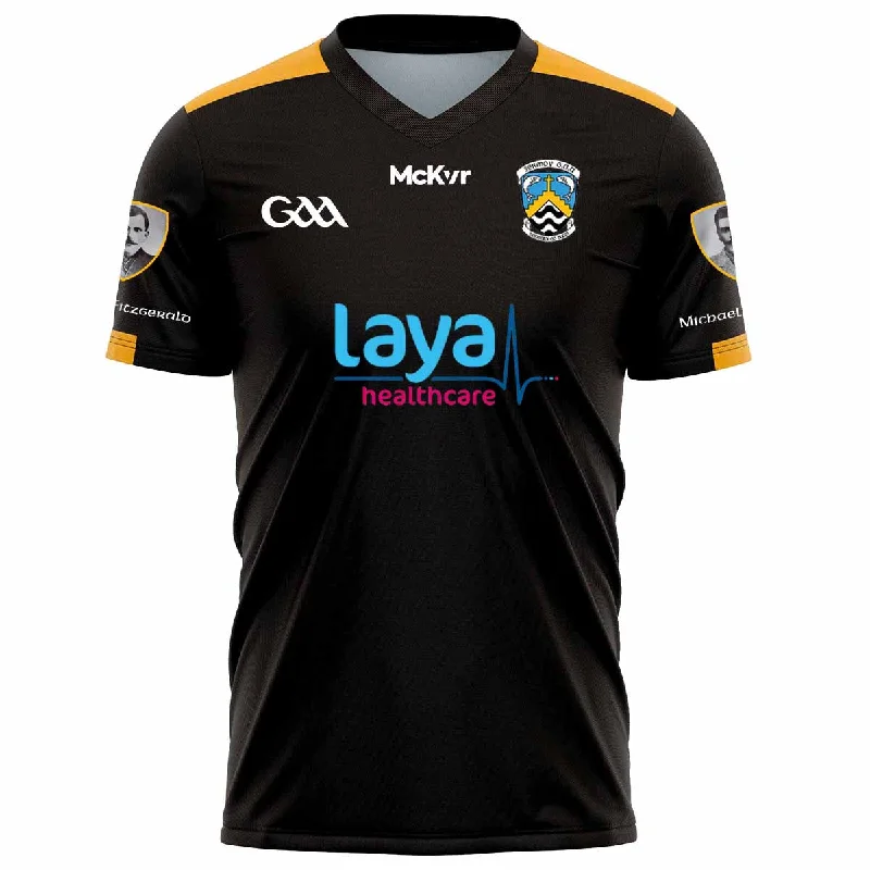 Mc Keever Fermoy GAA Michael Fitzgerald Jersey - Adult - Black Solid Color Jersey Shirt