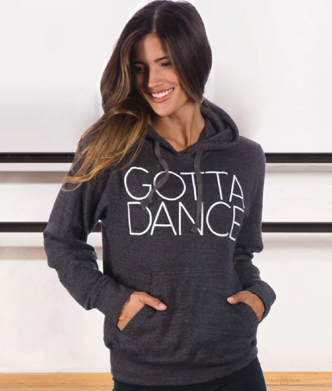 Gotta Dance Hoodie Hoodie with Hem Fringe Bohemian Relaxed