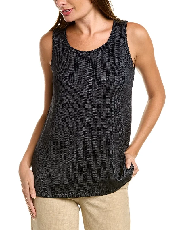 Lafayette 148 New York Scoop Front Silk Tank summer tank top