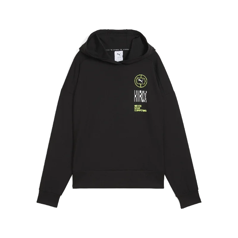 PUMA x HYROX W Cloudspun Hoodie Hoodie with Ribbed Neckline Snug Warm