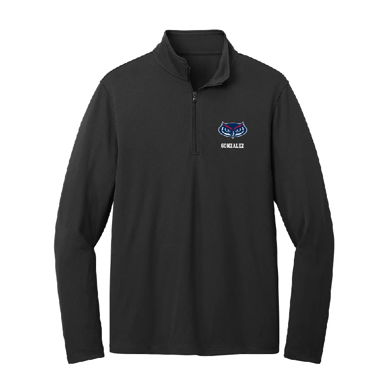 FAU - NCAA Women's Soccer : Lexi Gonzalez - Lightweight Quarter Zip Jacket Oversized Jacket Tailored Jacket Straight Jacket FAU - NCAA Women's Soccer : Lexi Gonzalez - Lightweight Quarter Zip Jacket Oversized Jacket Tailored Jacket Straight Jacket