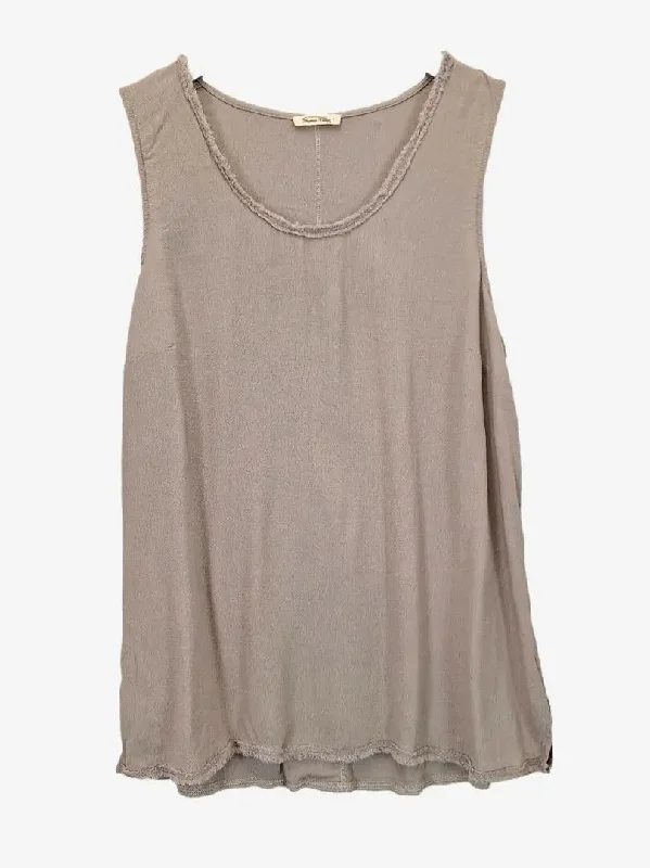 American Vintage Essential Charcoal Tank Top Size M breathable tank top