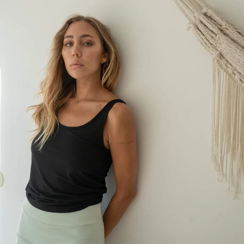Bamboo Tank Top open back tank