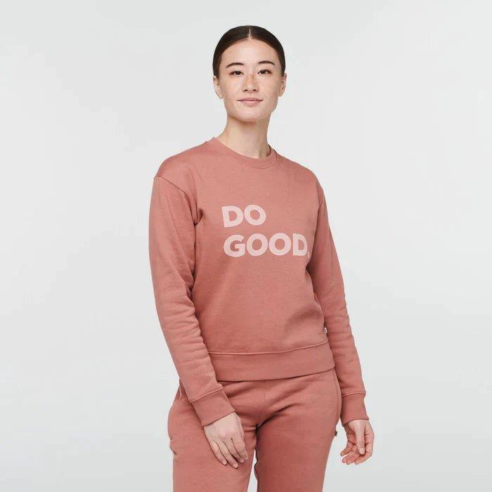 Cotopaxi Women’s Do Good Crew Sweatshirt Hoodie with Monochrome Minimalist Simple