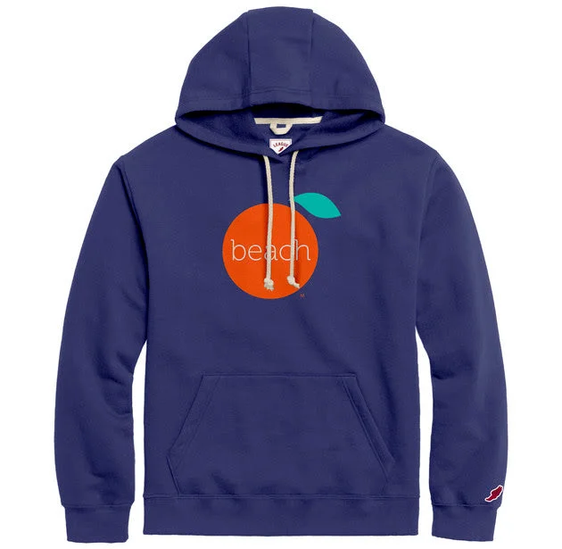 Orange Beach Essential Fleece Hoodie Hoodie with Double Zipper Versatile Adjustable