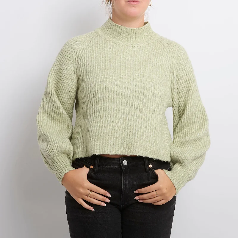 RIbbed Heavy Knit Sweater - UK 10 Oversized Loose Flowy