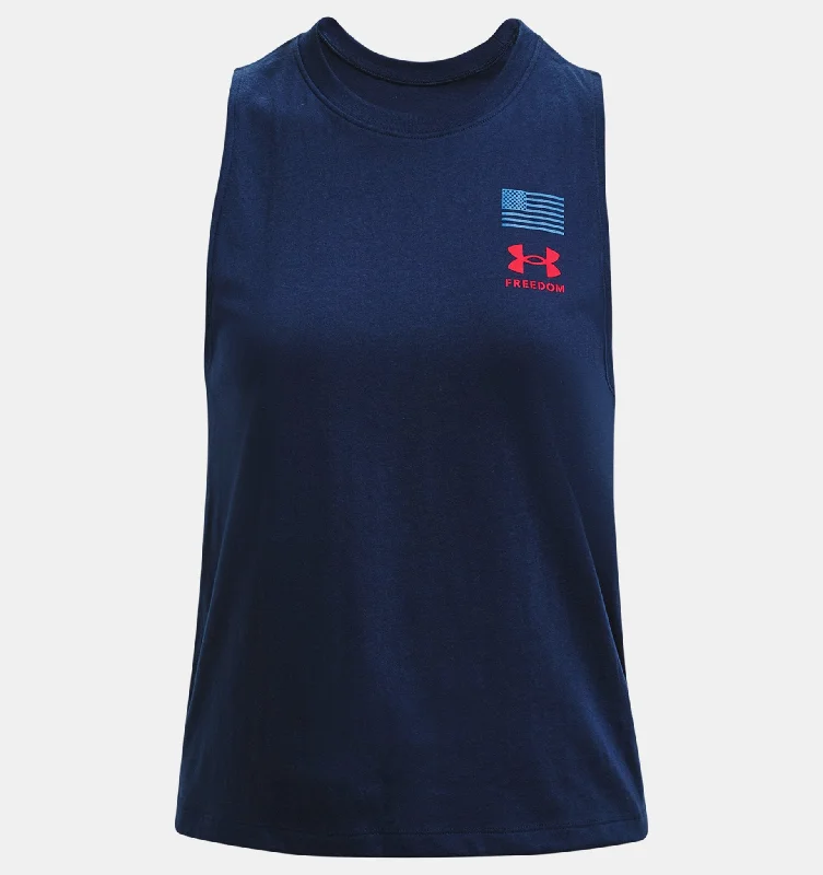Under Armour Womens Freedom Repeat Muscle Tank Top flexible tank top