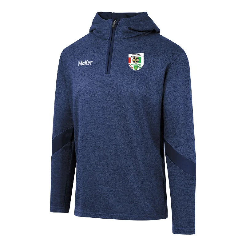 Mc Keever Clonaslee St Manmans GAA Core 22 1/4 Zip Hoodie - Adult - Navy Hoodie with Half-Zip Sporty Casual