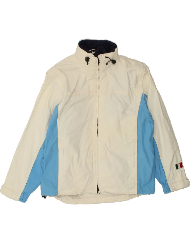 HUSQVARNA Womens Oversized Hooded Windbreaker Jacket UK 18 XL White One-Shoulder Jacket Off-the-Shoulder Jacket Asymmetrical Jacket HUSQVARNA Womens Oversized Hooded Windbreaker Jacket UK 18 XL White One-Shoulder Jacket Off-the-Shoulder Jacket Asymmetrical Jacket