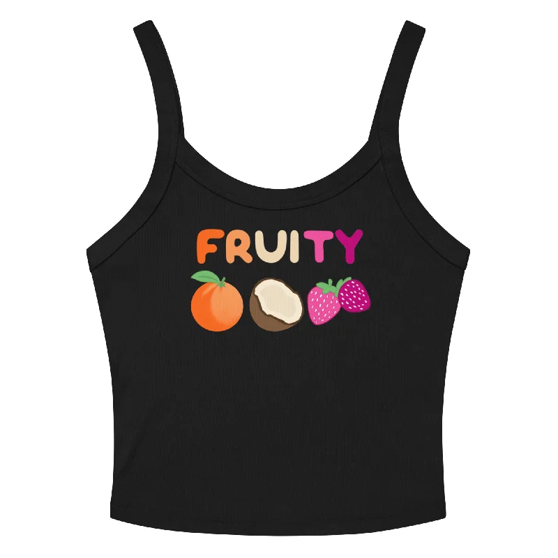 Fruity Lesbian Scoop Neck Tank Top long tank top