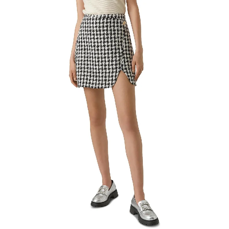Vero Moda Womens Tweed High Rise Mini Skirt mini skirt trendy