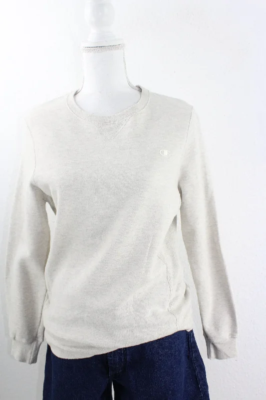 Vintage Champion Sweatshirt (M) Hoodie with Cropped Fit Short Trendy