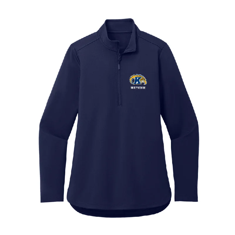 Kent State - NCAA Women's Soccer : Abby Breitschuh - Women's Premium Quarter Zip Jacket Elasticated Jacket Padded Jacket Insulated Jacket