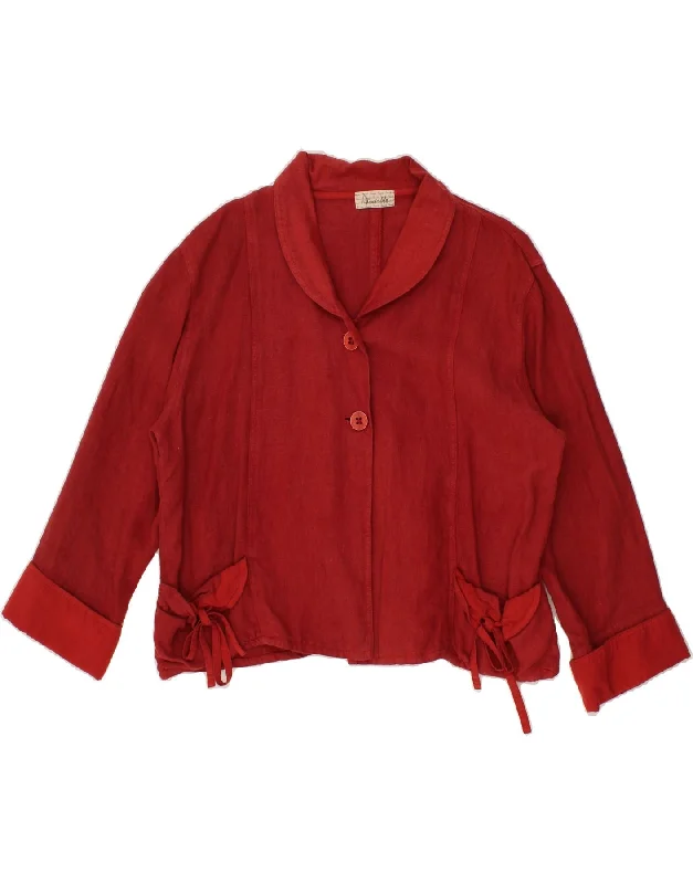 VINTAGE Womens 2 Button Blazer Jacket UK 16 Large Red Wool Jacket Cashmere Jacket Tweed Jacket VINTAGE Womens 2 Button Blazer Jacket UK 16 Large Red Wool Jacket Cashmere Jacket Tweed Jacket