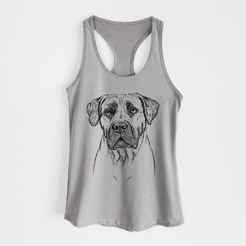 Boris the Boerboel - Women's Racerback Tanktop vintage tank top